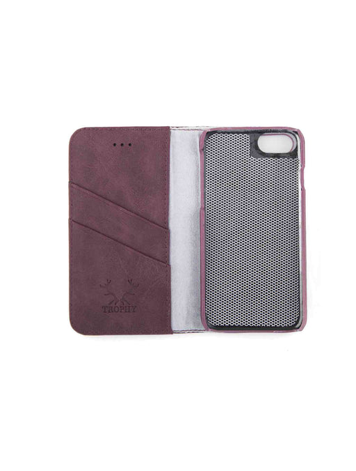 Plånboksfodral iPhone 6-8 Plus Magnet Wallet (Dark Red) - RP of Sweden