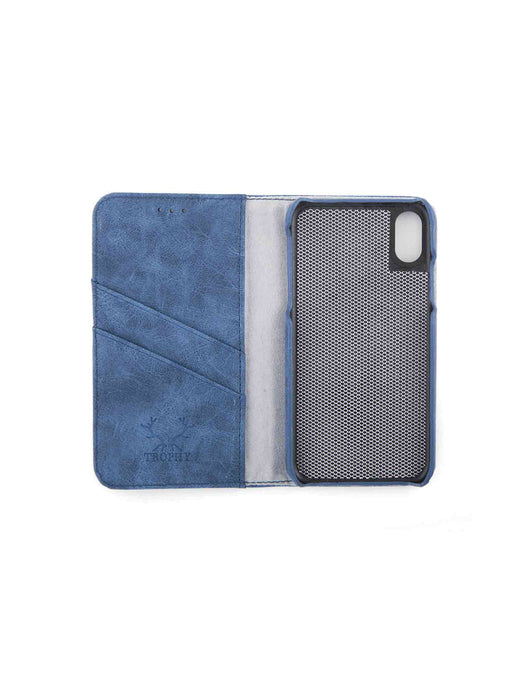 Plånboksfodral iPhone X-XS Magnet Wallet (Blue) - RP of Sweden