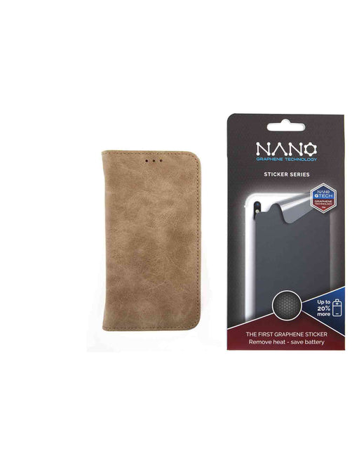 Plånboksfodral iPhone X-XS (Light Brown) - RP of Sweden