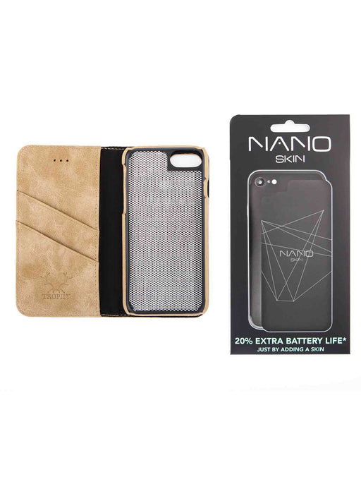 Plånboksfodral iPhone 6-8 Plus (Light Brown) - RP of Sweden