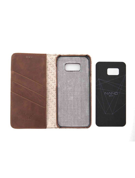 Plånboksfodral Samsung S8 Plus Magnet Wallet (Brown) - RP of Sweden